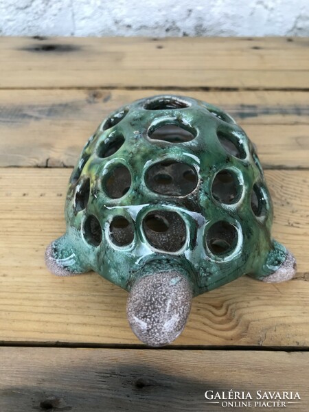 Bodrogkereszturi turtle-pencil holder table decoration