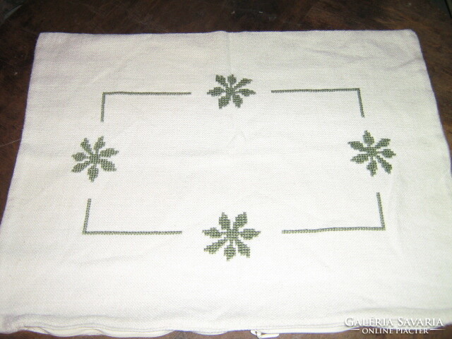 Beautiful hand embroidered antique decorative pillow