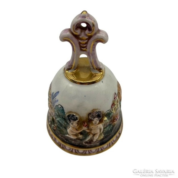 Capodimonte porcelain bell m01306