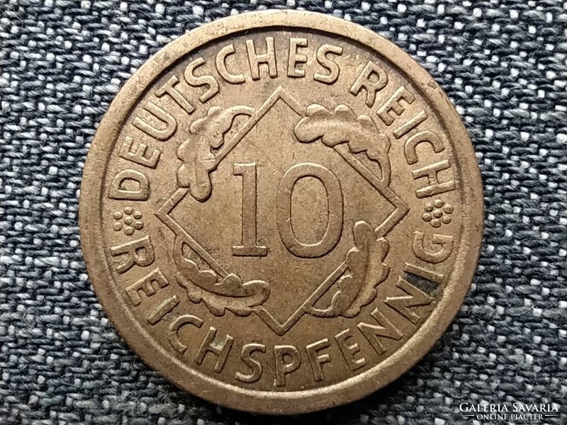 Németország Weimari Köztársaság (1919-1933) 10 Reichspfennig 1935 A (id43915)