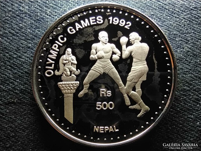 Nepál 1992. évi nyári olimpia, Barcelona .925 ezüst 500 Rúpia 1992 PP (id66324)