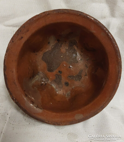 Antique earthenware mini ball oven form