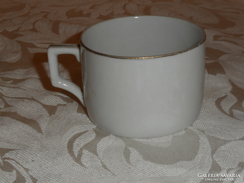 Zsolnay antique porcelain commemorative cup, mug (town hall Pécs)