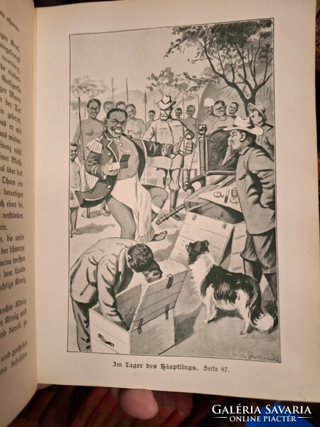 1905 KARL RODE:MIT DER FLINTE IN DER HAND DURCH DAS BETSCHUANENLAND  GAZDAG KÉPANYAG!!