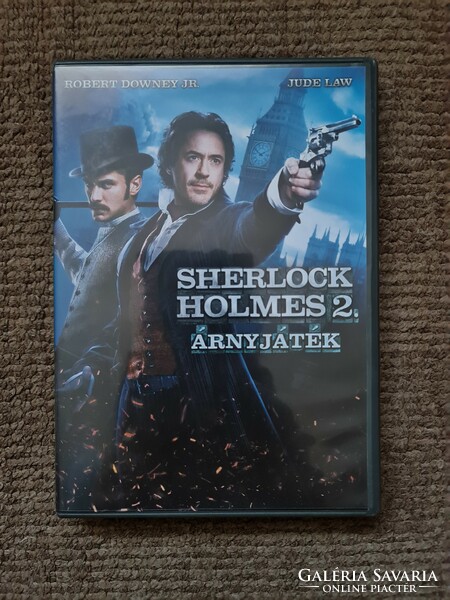 Sherlock Holmes 1-2 3DVD, 1. rész 2 lemeze papírtokban magyar kiadás