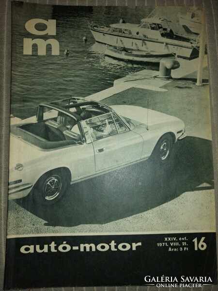 Autó-motor újság 1971.16. sz.