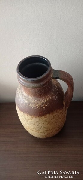 Hatalmas Scheurich-Keramik, W. Germany korsó váza, 42 cm