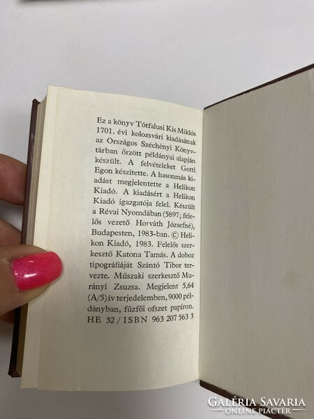 Bálint Balassa's Rhymes by János Divine Songbook, Helikon Publishing House, 1983.