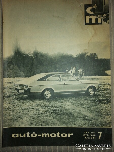 Car-motor newspaper No. 1972.7.
