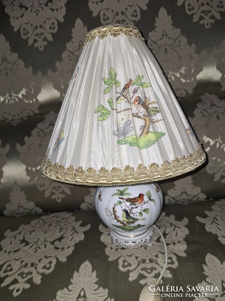 Herend Rothschild patterned table lamp with a beautiful shade