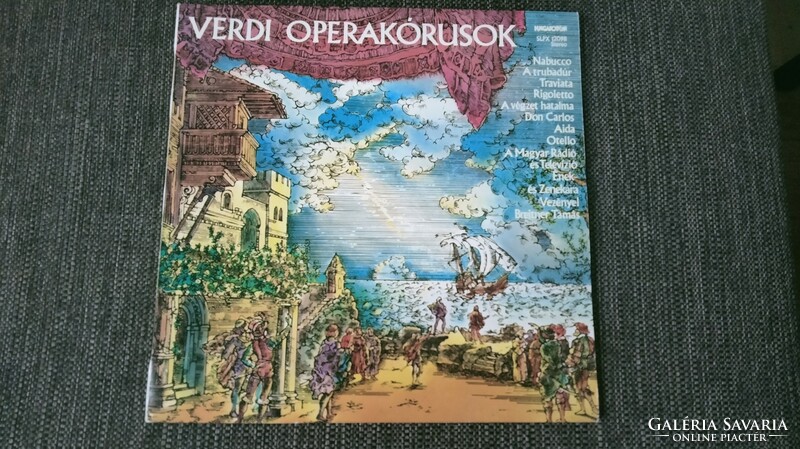 Verdi operakórusok - hanglemez