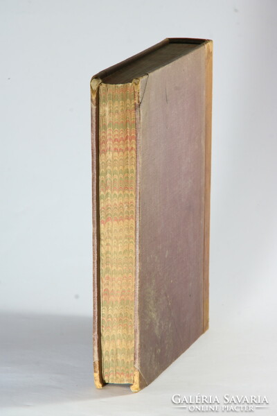 1865 Hungarian - Latin dictionary with geographical names in a nice half-leather binding - ex libris !!