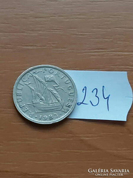 PORTUGÁLIA 2,5 ESCUDO 1983  Réz-nikkel  234