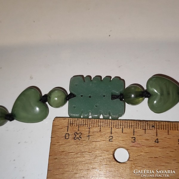 Nephrite jade decorative bracelet