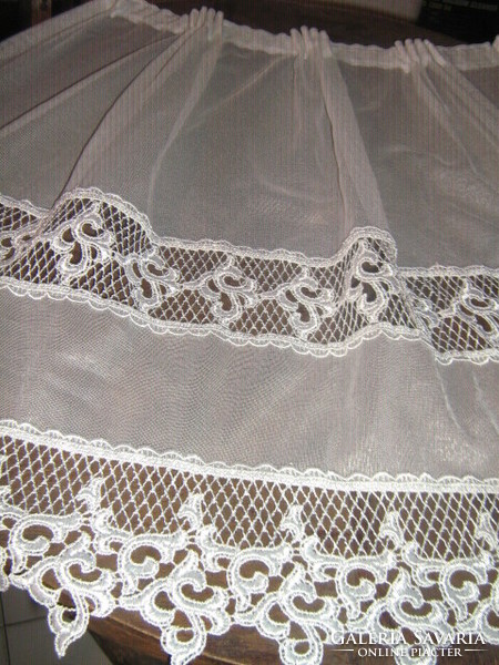 Beautiful double lace curtains
