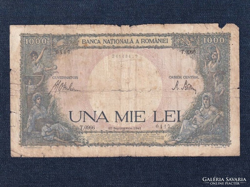 Románia 1000 Lej bankjegy 1943 (id81180)