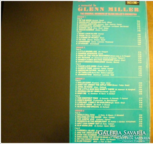 Glenn Miller album bakelit lemez 4db lemez