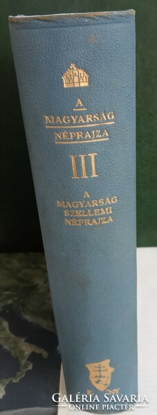 A magyarság néprajza III. A magyarság szellemi néprajza félműbőr kiadás 1941