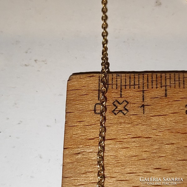 14K gp dorothy perkins labradorite/larvikite necklace 45cm