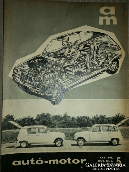 Car-motor newspaper No. 1972.5.
