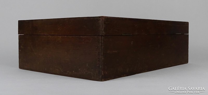 1P307 antique dr. Oetker veneered wooden box 10 x 24 x 32 cm