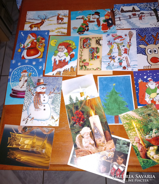 Christmas postcard (simple) (25 pcs.)