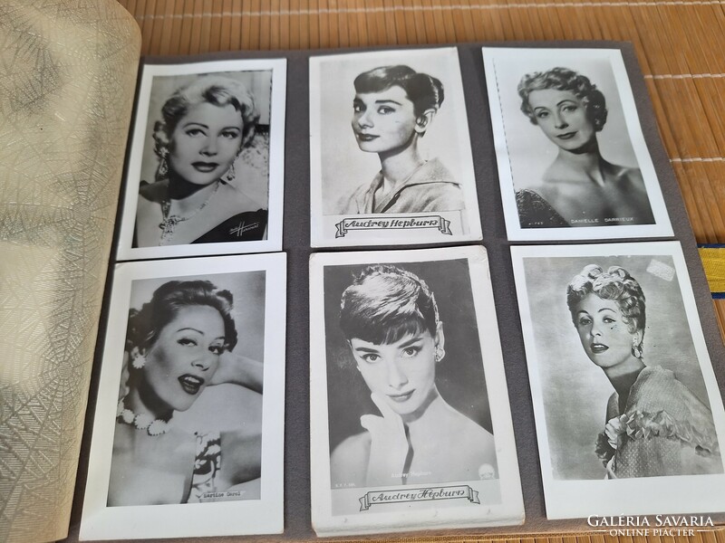 Photo album. Old foreign and Hungarian stars, singers, actors. HUF 8,000