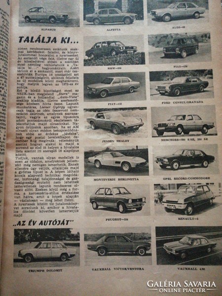 Autó-motor újság 1972.22.sz.