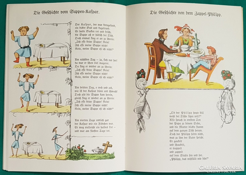 Dr. Heinrich Hoffman: Der Struwwelpeter - BORZAS PETI - Német nyelvű ifjúsági könyv