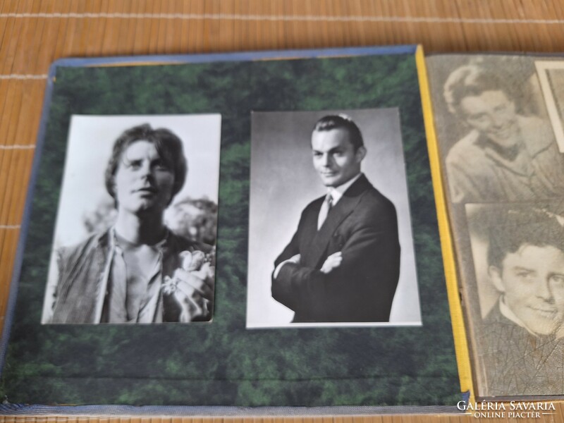 Photo album. Old foreign and Hungarian stars, singers, actors. HUF 8,000