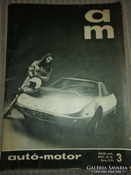 Auto-motor newspaper 1971.3. S.