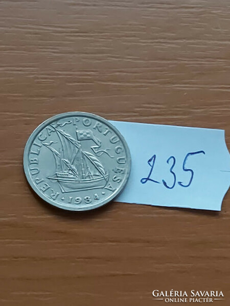 PORTUGÁLIA 2,5 ESCUDO 1984  Réz-nikkel  235