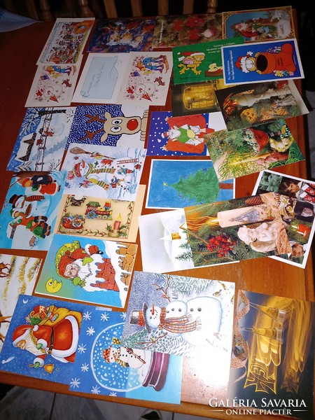 Christmas postcard (simple) (25 pcs.)