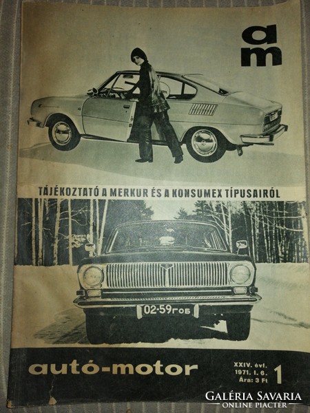 Autó-motor újság 1971.1.sz.