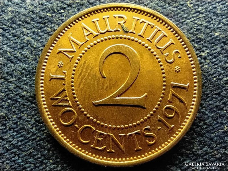 Mauritius ii. Elizabeth 2 cents 1971 (id79787)