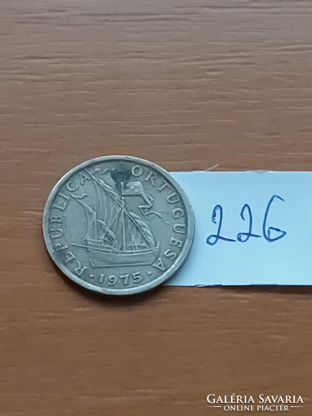 PORTUGÁLIA 2,5 ESCUDO 1975  Réz-nikkel  226