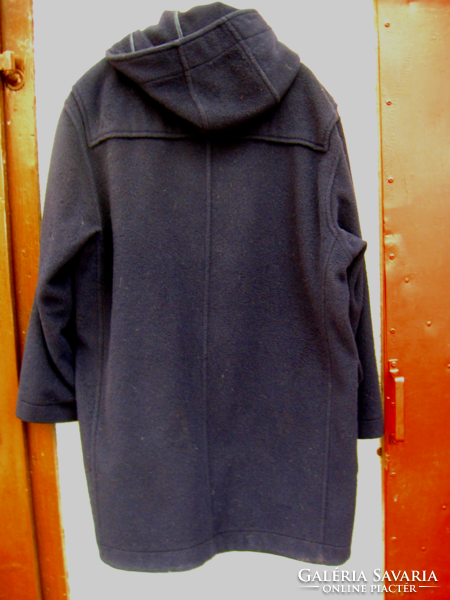 Dark blue wool montgomery jacket seventy the great autwear l
