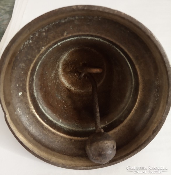 Antique copper pigeon ringing bell