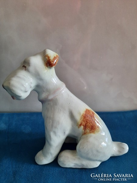 Ffoxterrier ceramic dog