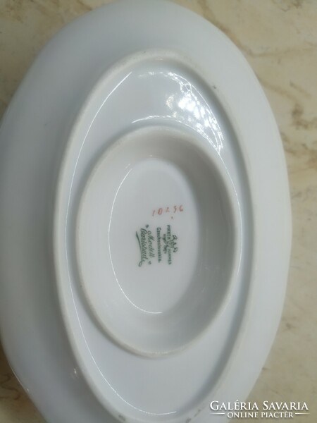 Porcelain table center serving, round serving, sauce bowl for sale! Czech porcelain