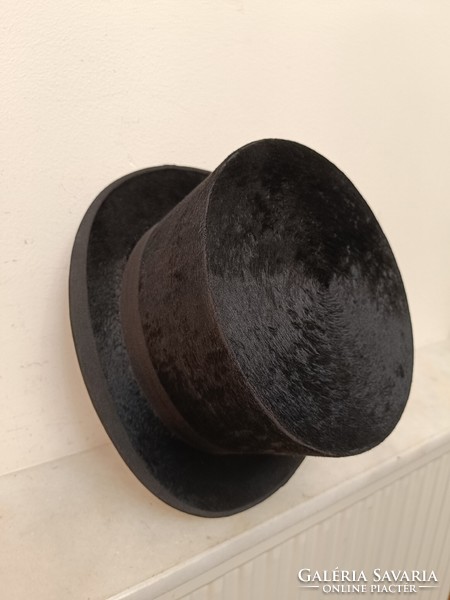 Antik cilinder kalap ruha film színház jelmez kellék sérült 348 7937