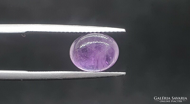 Amethyst round cut 2.74 Carats. With certification.