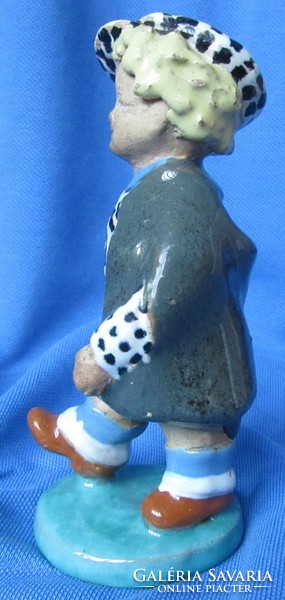 Original Szécs glazed ceramic, marked, 11.5 cm high.