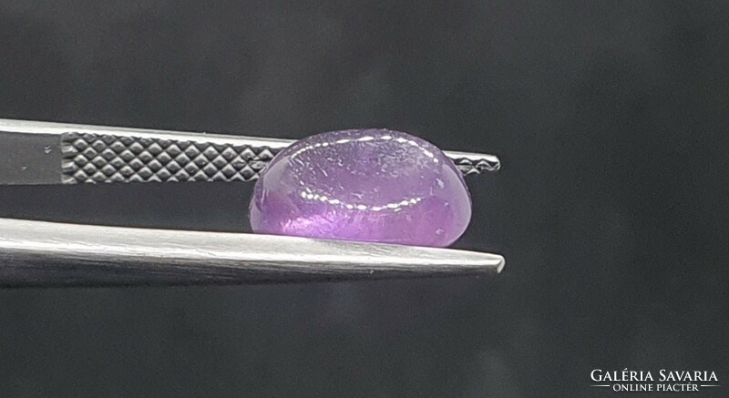 Amethyst round cut 2.74 Carats. With certification.