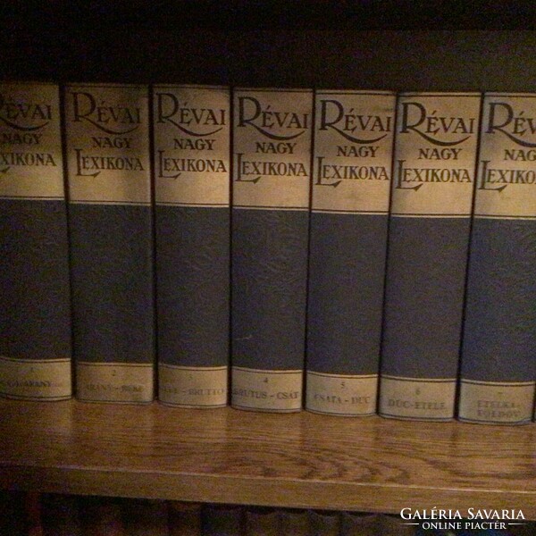 Révai lexikon teljes sorozat 44 kötet
