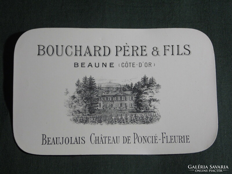 Bor címke, Bouchard Père & Fils bor,Franciaország,
