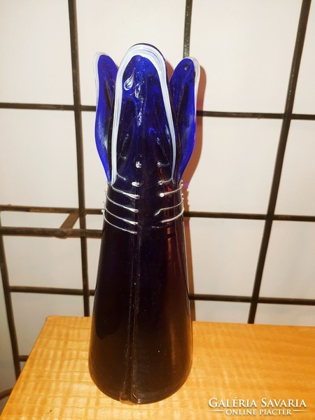 Handmade glass vase