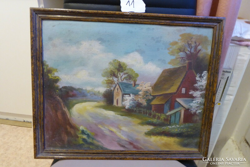 Oil painting, without signature, work of an unknown artist, for sale