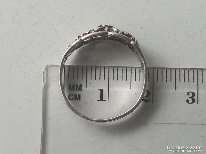 Old women's silver ring