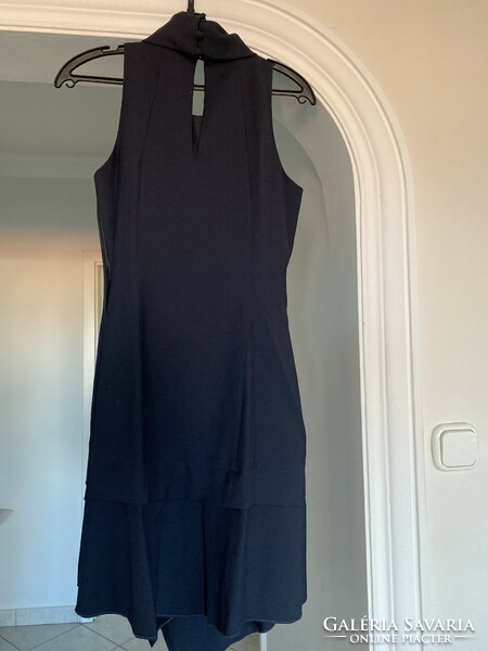 Pinko vagány gyapjú bélelt kis fekete ruha 38-40  méret